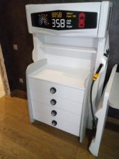 Дитячий комод MUSVENUS з колекції Sport white, 93 × 47 × 145 см, МДФ